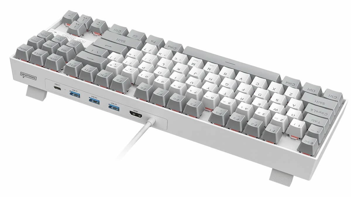 KEBOHUB EE01, un clavier mécanique avec un hub USB et HDMI
