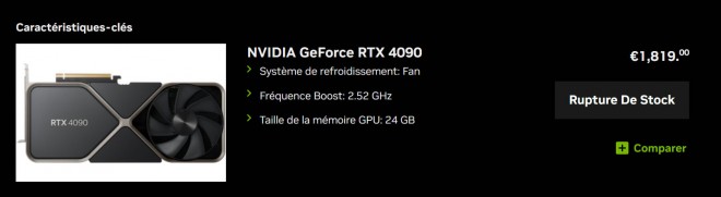 nvidiabaisse prix geforce rtx-4090 founders Edition