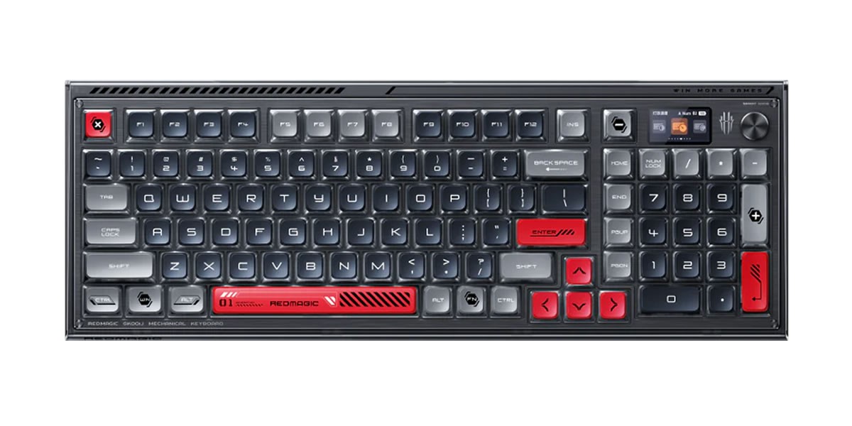 Nouveaux périphériques REDMAGIC : Gaming Keyboard, un clavier full size, sans fil et avec écran
