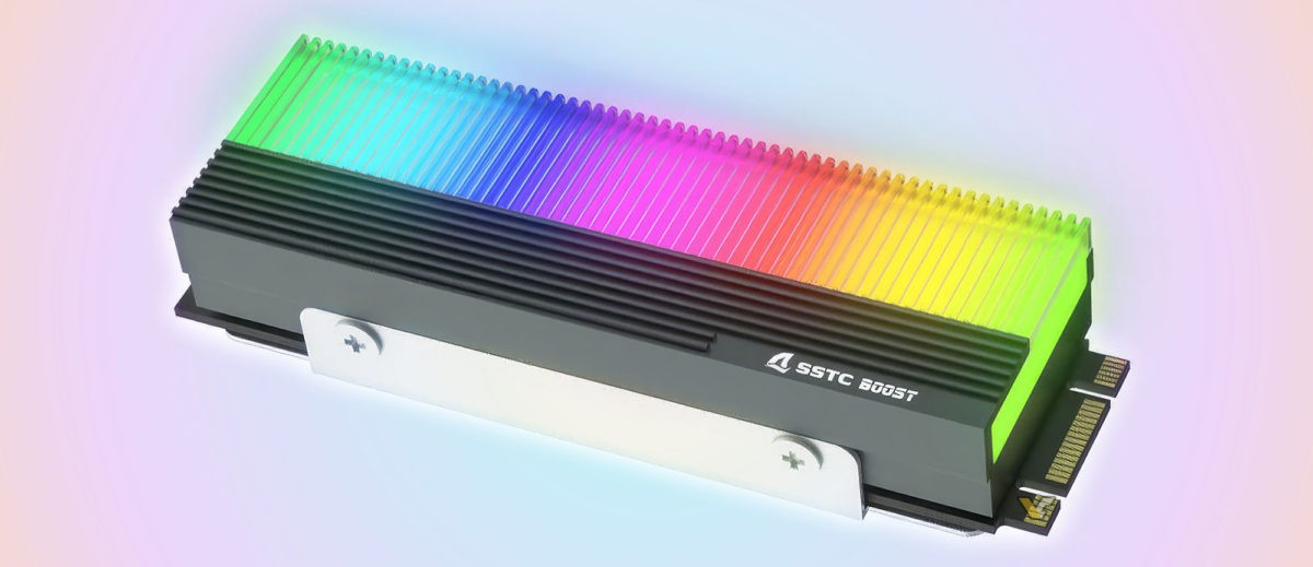 SSTC : un SSD Nvme PCIe Gen5 avec du RGB !