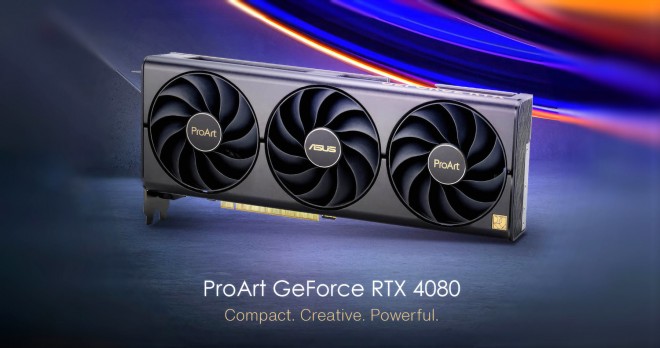 ASUS lance les ultra-sobres GeForce RTX 4070 Ti et RTX 4080 ProArt