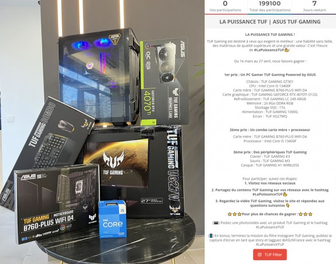 promotions powered asus tuf gaming concours