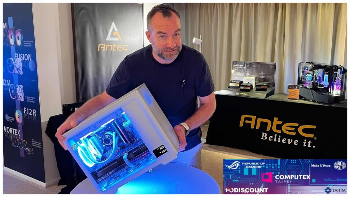 COMPUTEX 2023 : ANTEC, un beau et intéressant boitier MICRO-ATX