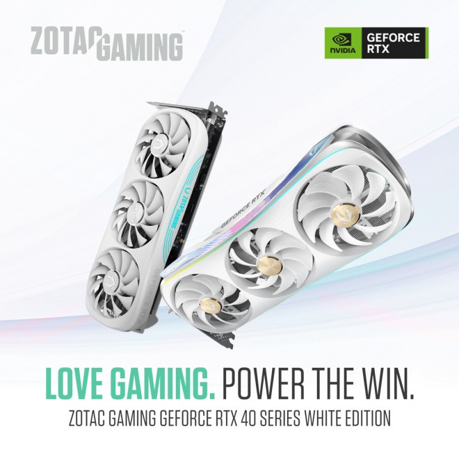 Les GeForce RTX 4000 White Edition de ZOTAC débarquent Worldwide