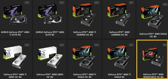 GIGABYTE annonce le lancement des cartes graphiques GeForce RTX 4060 Ti et GeForce RTX 4060