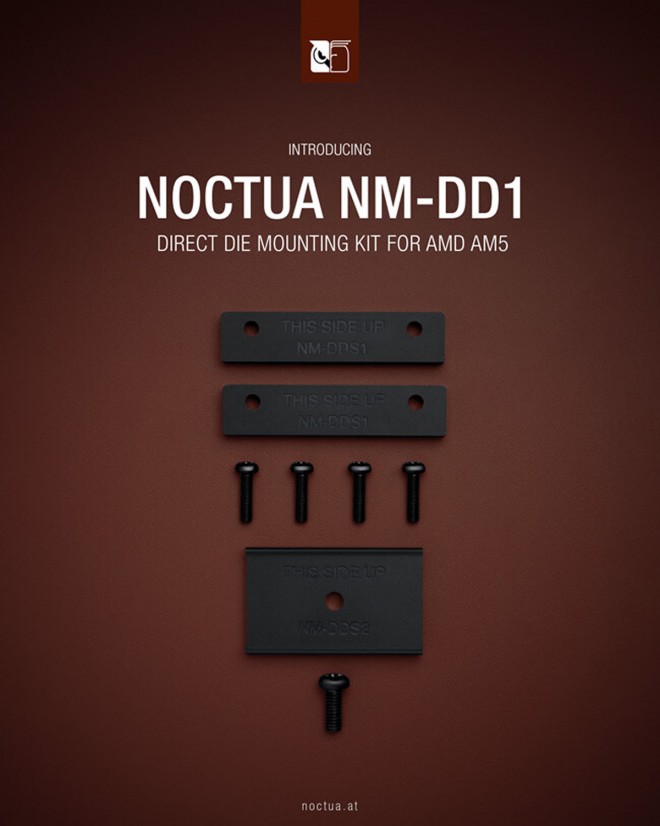 Barres De Fixation Noctua NM-AMB12 Pour AMD AM5 - Déport 7mm Pour Meilleur Refroidissement