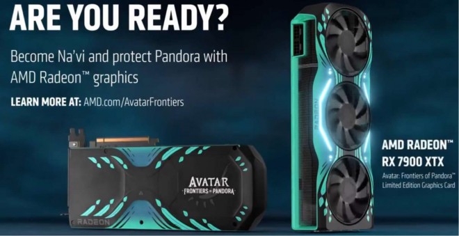 AMD dévoile une Radeon RX 7900 XTX Avatar : Frontiers of Pandora en édition limitée