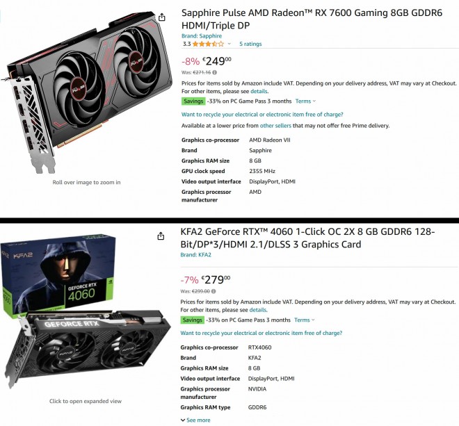 baisse prix allemagne CPU AMD NVIDIA