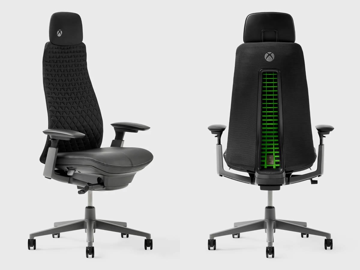 Après Halo, Haworth propose deux chaises Xbox