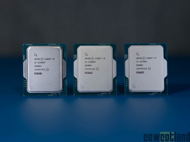 test processeurs Intel 13500T 13700T 13900T