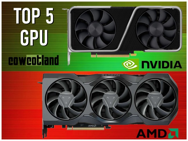top-5 selection gpu amd nvidia desktop q3-2023