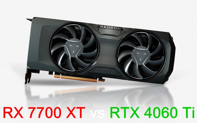 La RX 7700 XT d'AMD 8.5 % plus rapide, en moyenne, que la RTX 4060 Ti de NVIDIA ???