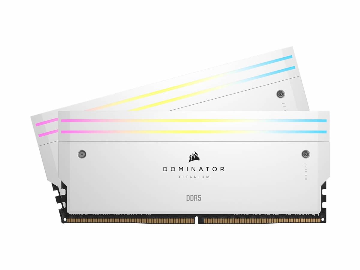 La mémoire CORSAIR Dominator Titanium RGB DDR5 ? Jolie, mais haute