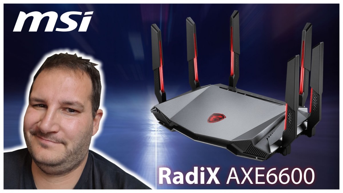 MSI RadiX AXE6600, un routeur au design agressif, mais