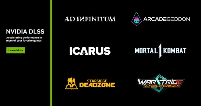 Le NVIDIA DLSS débarque pour Icarus, Ad Infinitum, Mortal Kombat 1 et d'autres jeux encore