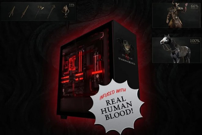 Blizzard fera gagner un PC infusé de sang humain si les joueurs de Diablo IV font don de 666 litres de sang
