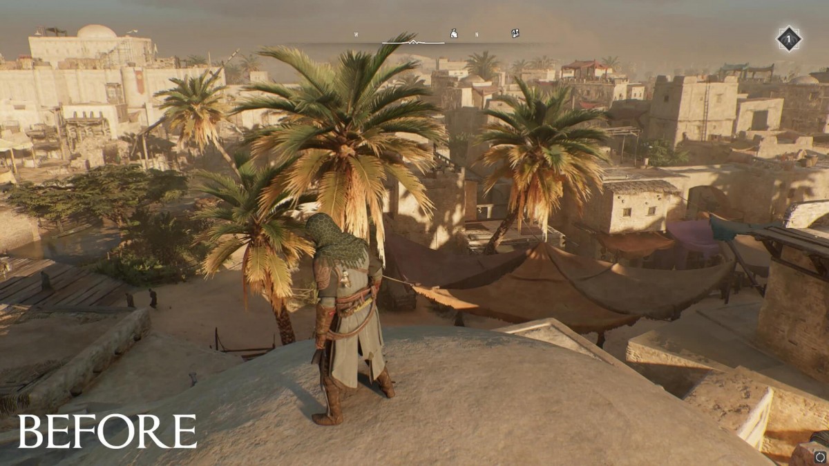 Un mod afin de désactiver l'aberration chromatique dans le jeu Assassin's Creed Mirage