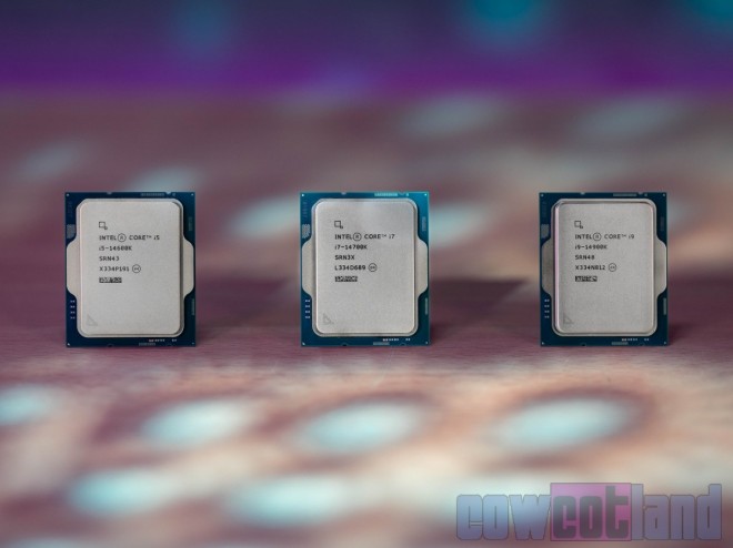 Test processeurs Intel Raptor Lake Refresh : Les 14600K, 14700K et 14900K analysés