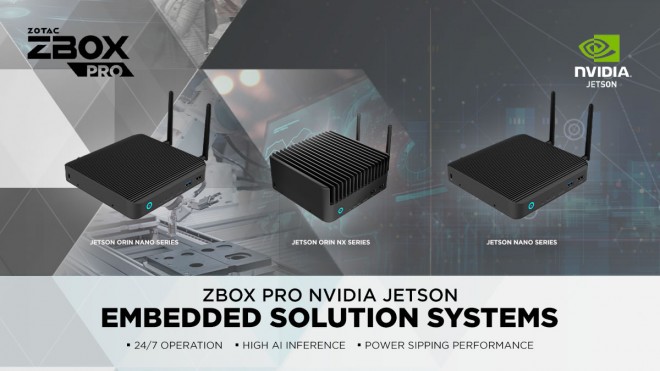 ZOTAC annonce l'arrivée de nouvelles plates-formes embarquées NVIDIA Jetson basées sur l'architecture ARM