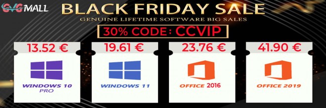 Pour le vendredi noir, Windows 10 Pro à 13 euros, Windows 11 Pro à 19 euros