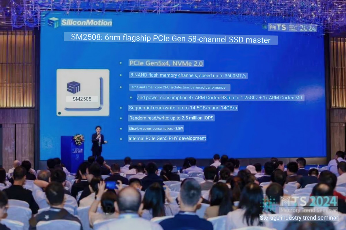 Silicon Motion annonce son contrôleur SSD Gen5 SM2508
