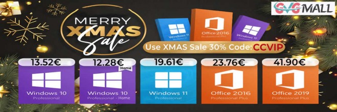 Avant la nouvelle année, Windows 10 Pro à 13 euros, Windows 11 Pro à 19 euros !!!
