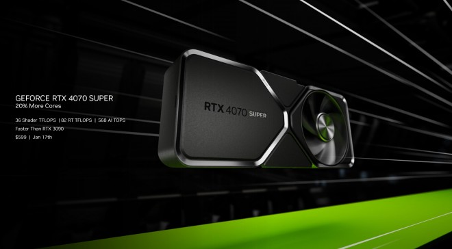 CES 2024 : NVIDIA annonce la RTX 4070 SUPER