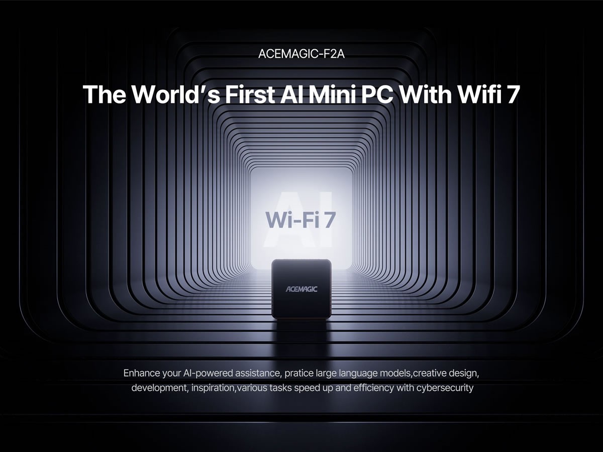 ACEMAGIC F2A, un Mini-PC avec IA et WiFi 7 pour ?