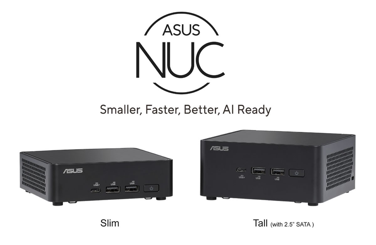 ASUS officialise ses machines NUC 14 Pro, en deux tailles