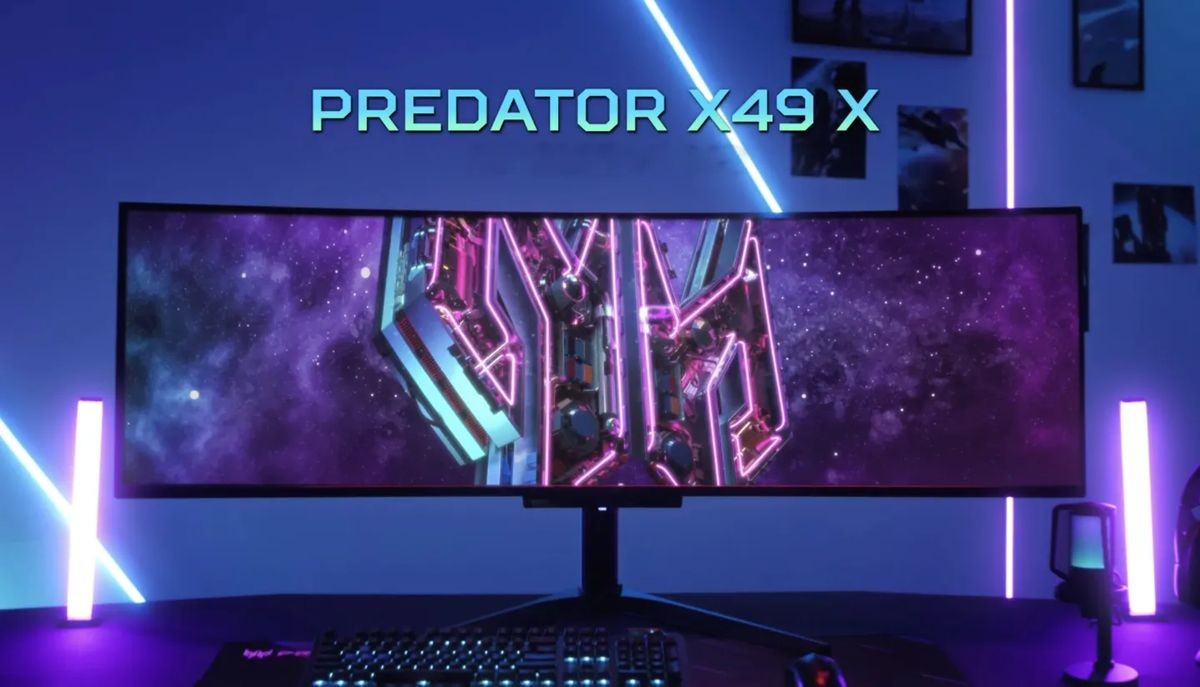 Acer annonce le Predator X49X, un monstre d'écran de 49 pouces QD-OLED