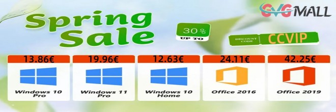 Ce mois d'avril, Windows 11 Pro à 19 euros, Office à partir de 24 euros