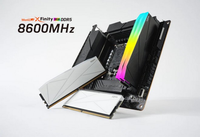 V-COLOR annonce un futur kit mémoire DDR5 de 8600MT/s pour la série Manta XFinity