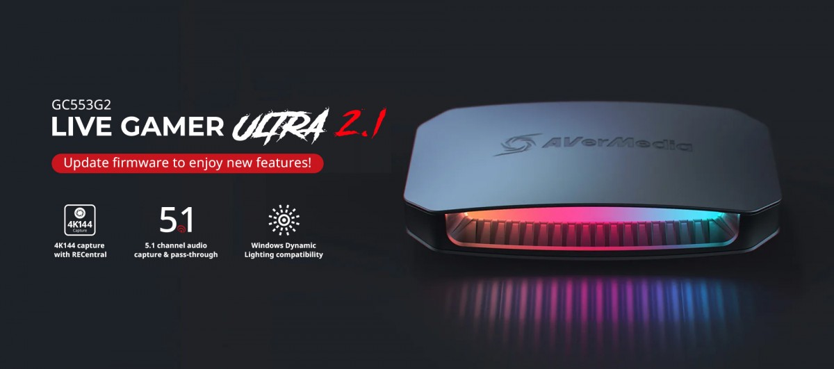 AVerMedia Live Gamer ULTRA 2.1, une grosse mise à jour pour le firmware