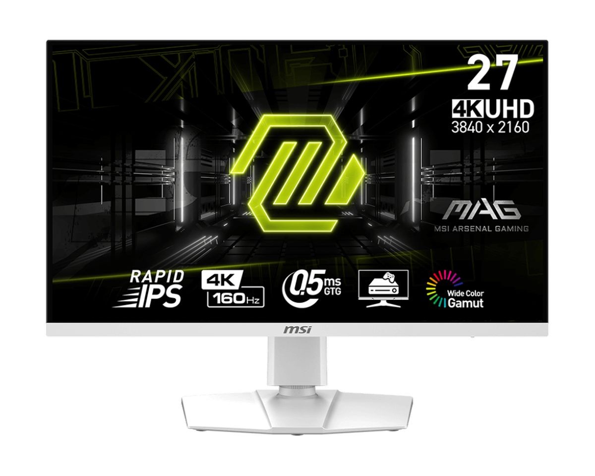 MSI annonce le MAG 274URFW, un écran UHD allant jusqu'à 160 Hz tout en blanc