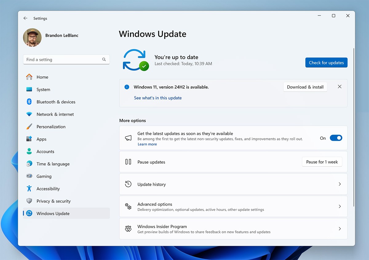 Windows 11 24H2 : le point sur les nouveautés de la mise à jour, en Release Preview