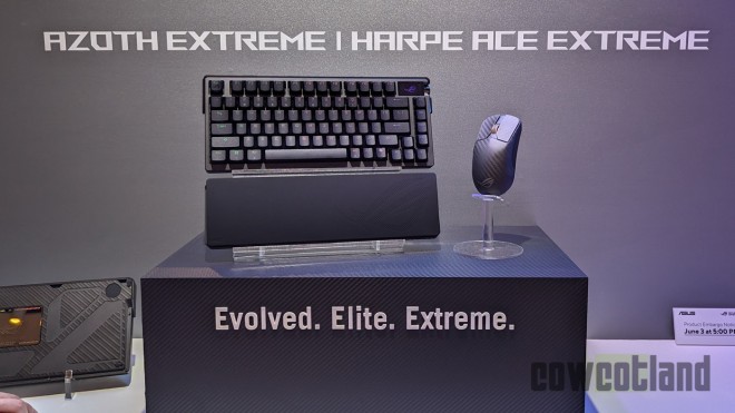 Computex 2024 : ASUS annonce 2 produits Azoth et Harpe Ace Extreme à tomber