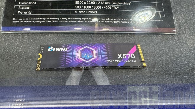 Computex 2024 : un SSD Gen5 chez Biwin