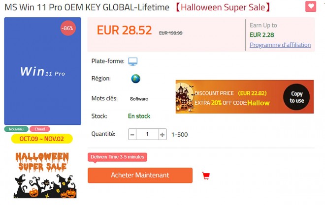 logiciel gvgmall windows10 windows11 halloween