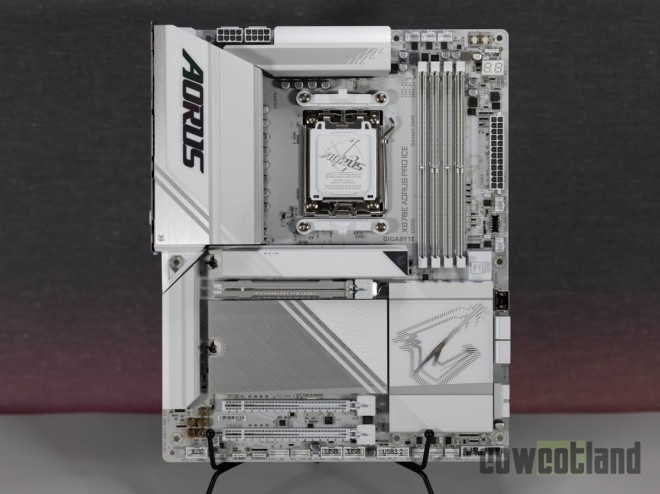 Test carte mère GIGABYTE X870E AORUS PRO ICE