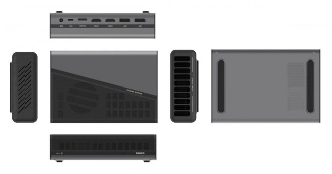 Station EGPU AOOSTAR AG02 Avec Alimentation 800W Et Ports Oculink + USB 4.0 - Compatible Cartes Graphiques Externes
