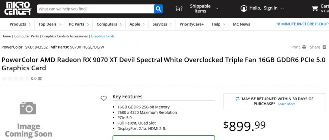 reddevil powercolor radeon rx9070xt