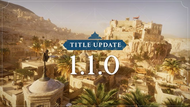 Un méga patch pour le jeu Assassin's Creed Mirage