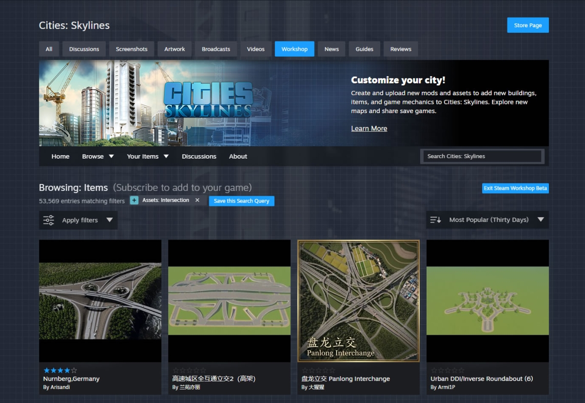 Valve entame la refonte visuelle du Workshop Steam