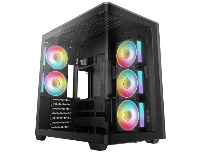 DeepCool CG590U 5F : du verre courbé et du gros airflow pour ce nouveau boitier panoramique