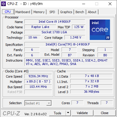 Core i9-14900KF