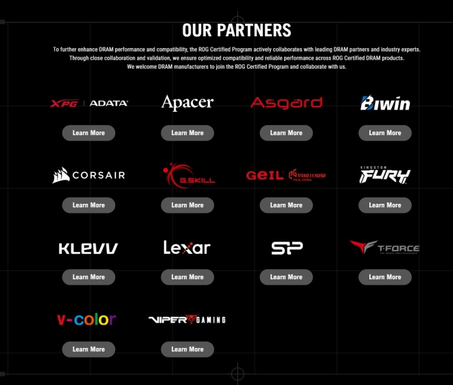 rog certified memory