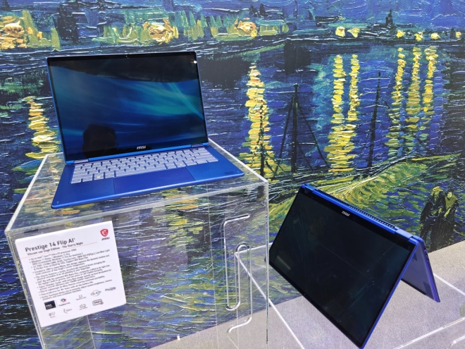 MSI Prestige 14 Flip AI+ Vincent van Gogh Edition