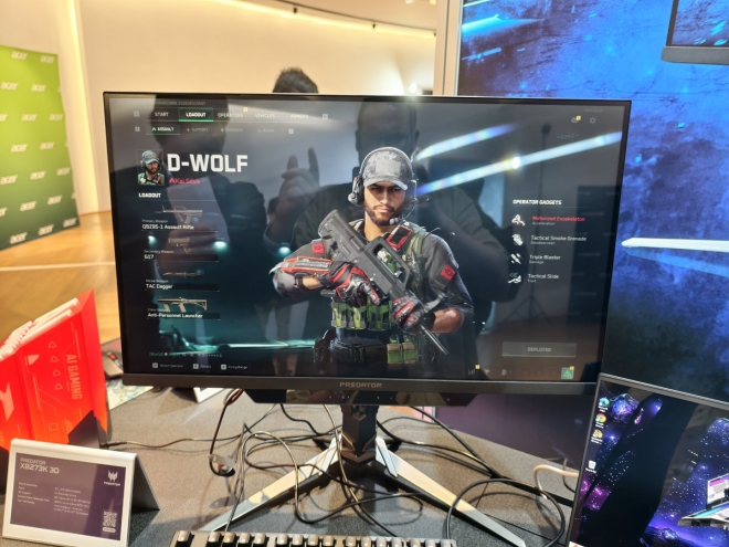 XB273K 3D