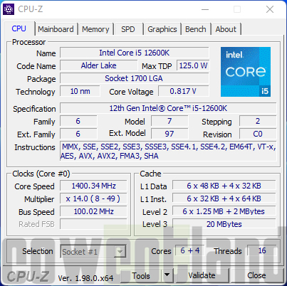 Image 46436, galerie Test processeurs Intel Core i5-12600K, i7-12700K et i9-12900K : Le retour du roi ?