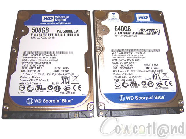 Image 7507, galerie Test HDD Scorpio Blue 500 et 640Go
